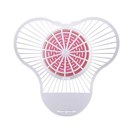 Boardwalk Urinal Screen w/ Para Deodorizer Block, Cherry, PK12 BWKPBS